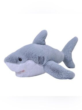 Wild Republic Great White Shark Ecokins 16” Plush Like New